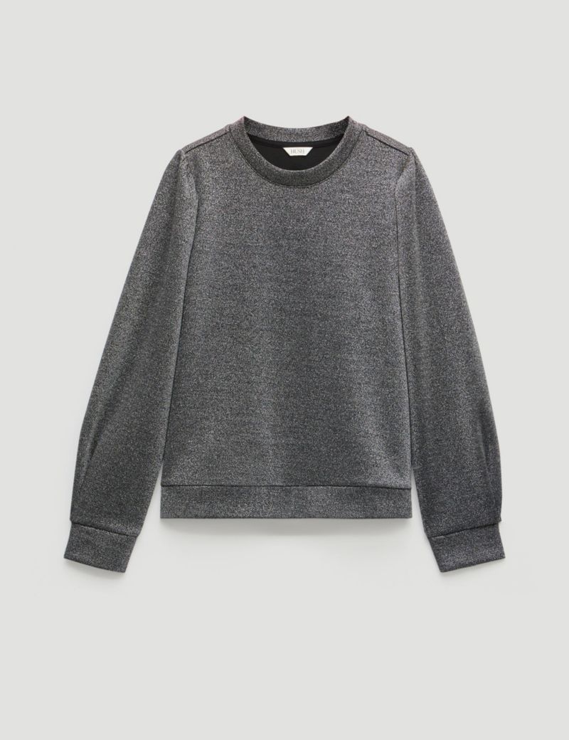 Women's Emily Sparkle Puff Sleeve Jersey Top