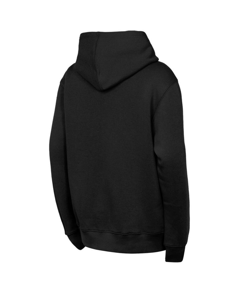 Big Boys and Girls Black New Orleans Saints Back to Basics Hoodie