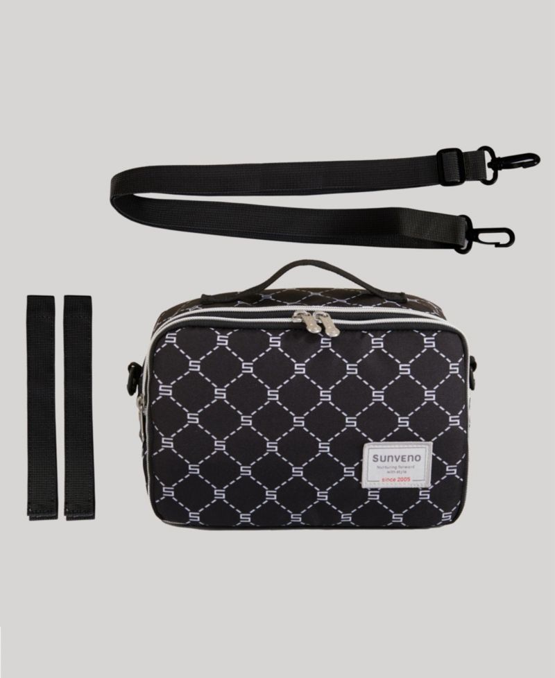 Portable Diaper Bag with Changing Pad, Waterproof Travel Baby Bag