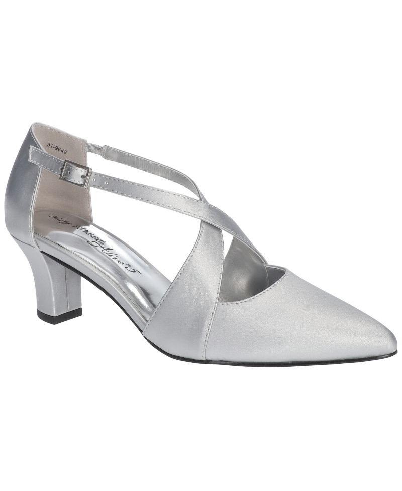Women's Elegance Cross Strap Front Pumps