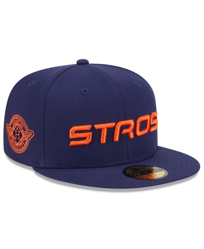 Men's Navy Houston Astros 2025 City Connect Fan Pack 59FIFTY Fitted Hat