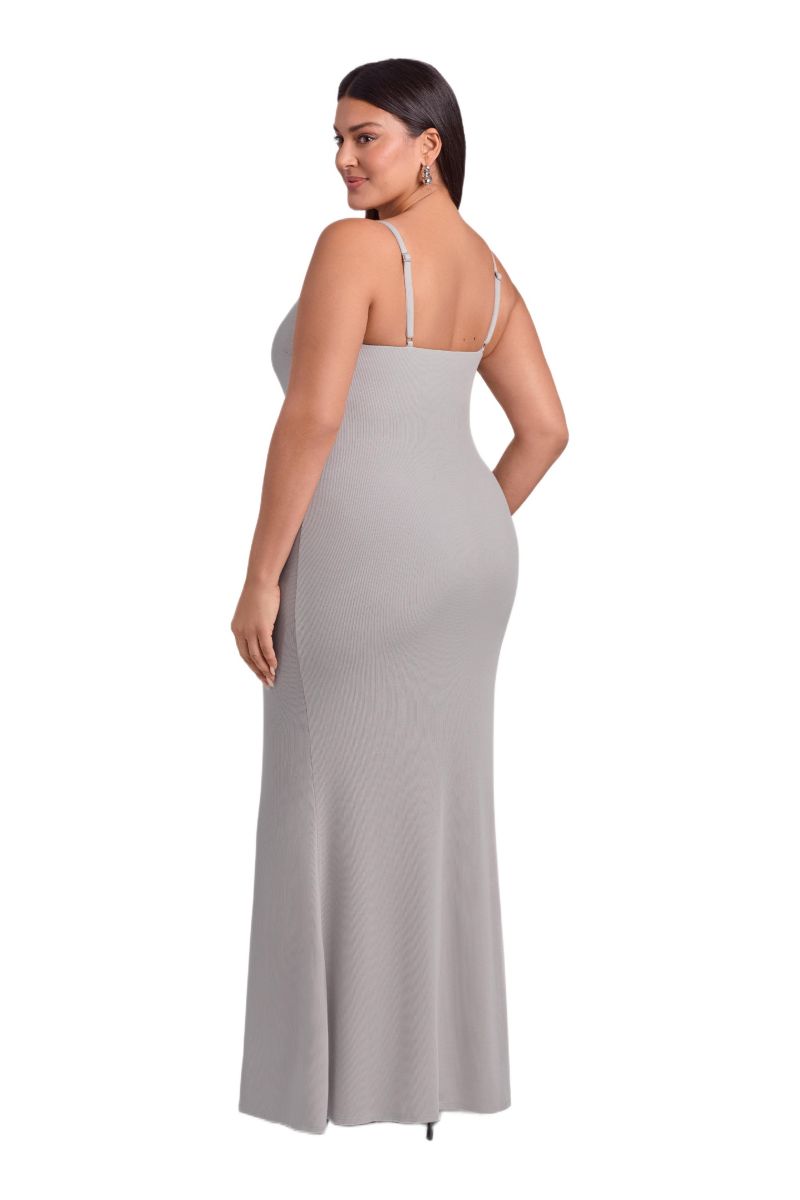 Women's Scoop Neck Ribbed Sculpting Cami Maxi Dress