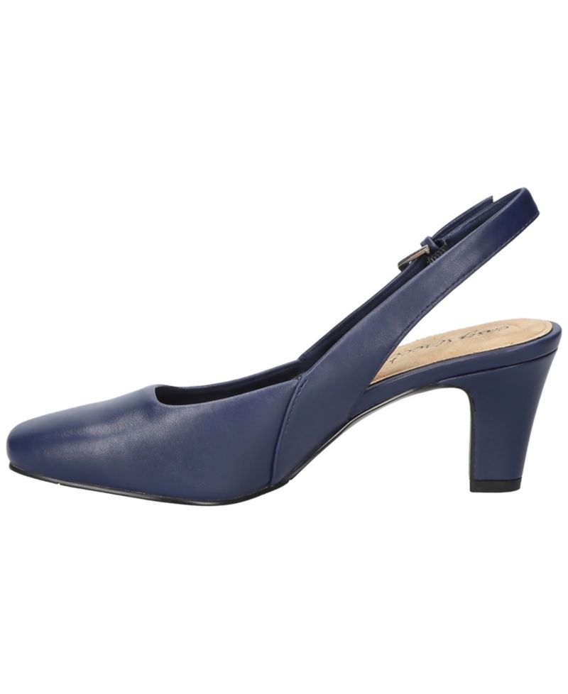 Ritsa Square Toe Slingback Pumps
