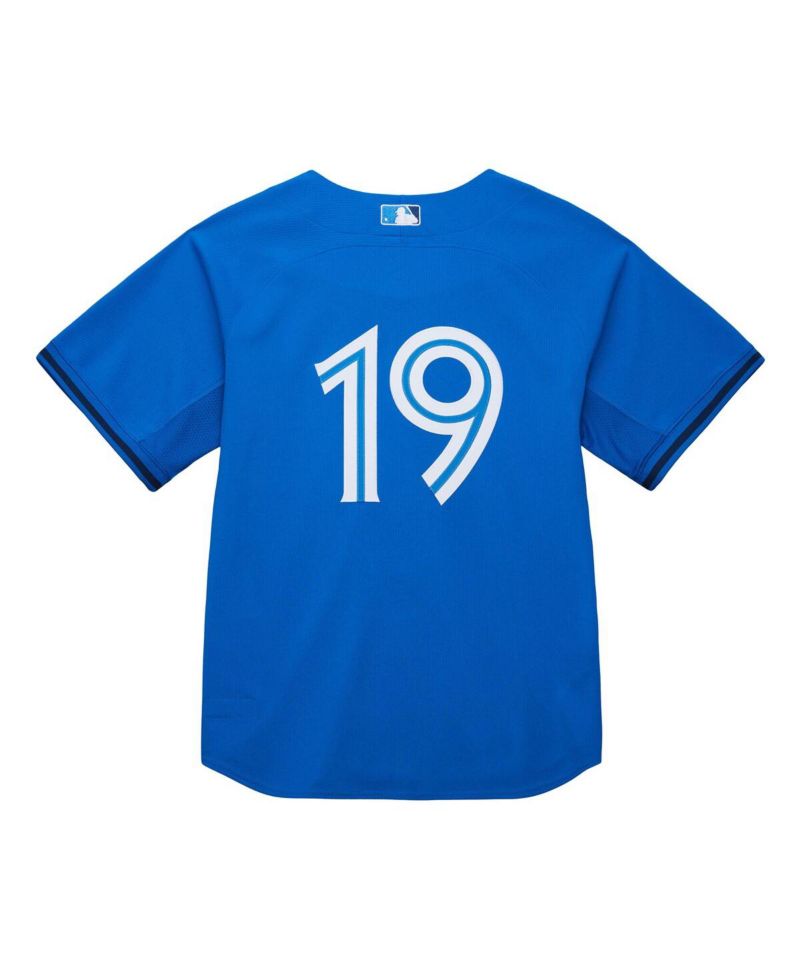 Men's Jose Bautista Blue Toronto Blue Jays Authentic Batting Practice Jersey