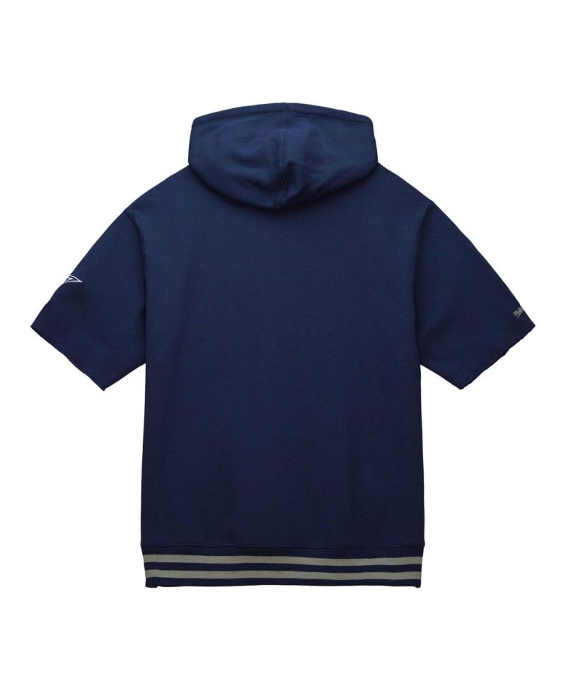 Men's Navy Dallas Cowboys Pre-Game Short Sleeve Pullover Hoodie