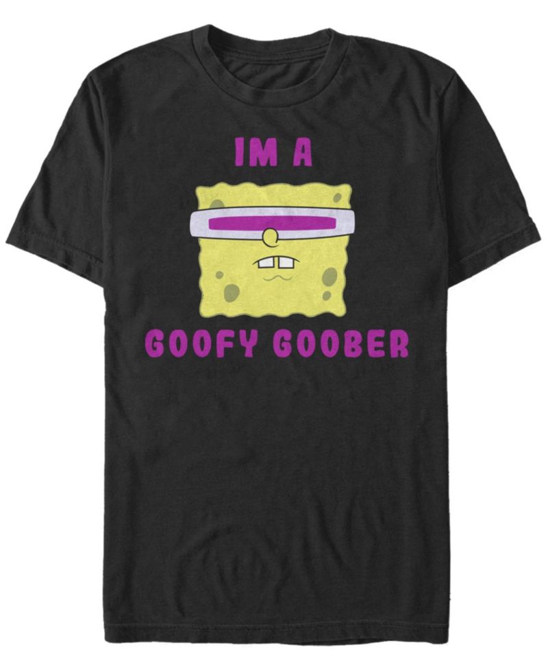 Men's Goober SpongeBob Short Sleeve Crew T-shirt