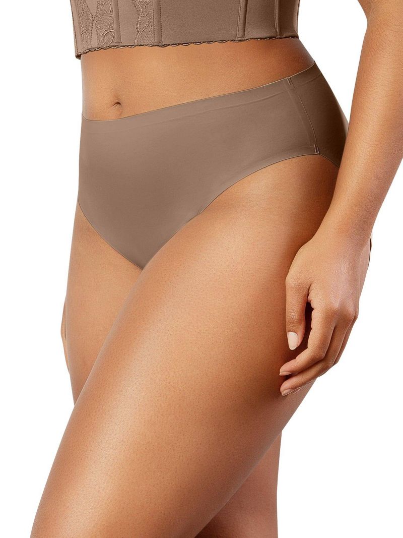 Women's Bonded French Cut PP5031 Body Smoothing Panties with No Visible Panty Lines