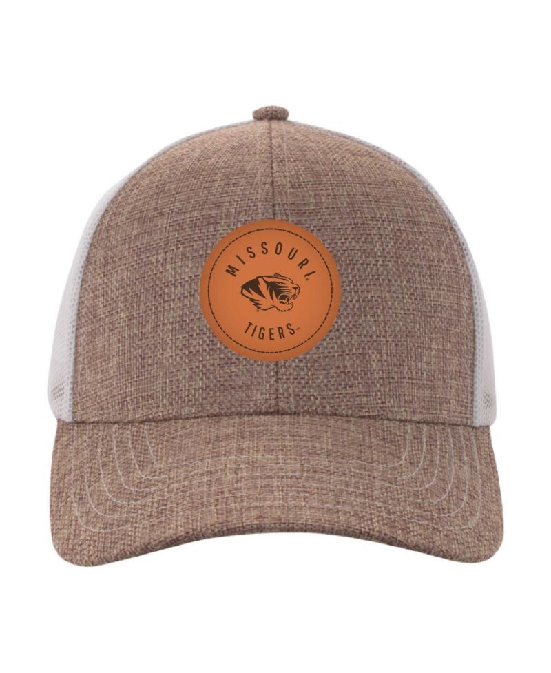 Men's Tan/White Missouri Tigers Pregame Adjustable Hat
