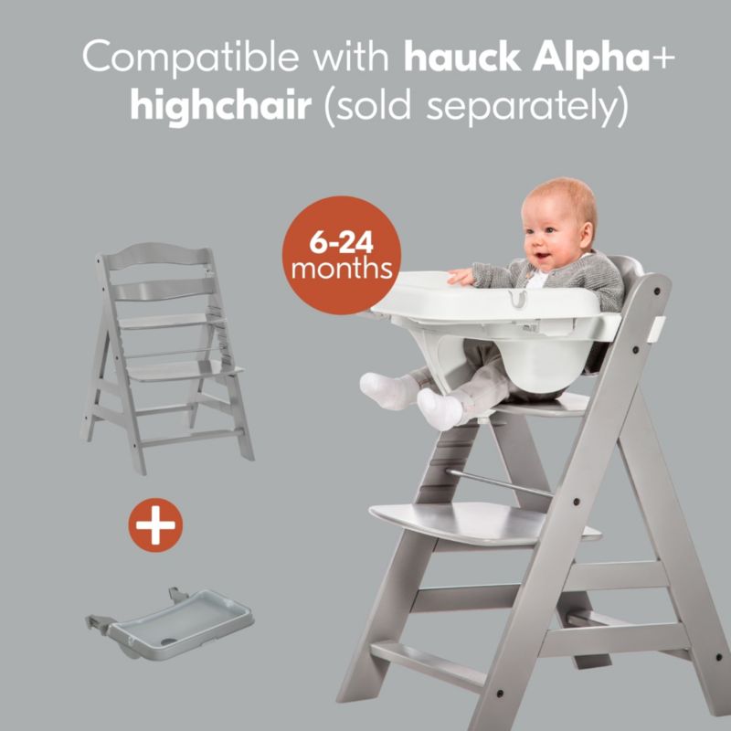 Alpha and Grow Along Adjustable Wooden Baby High Chair Seat