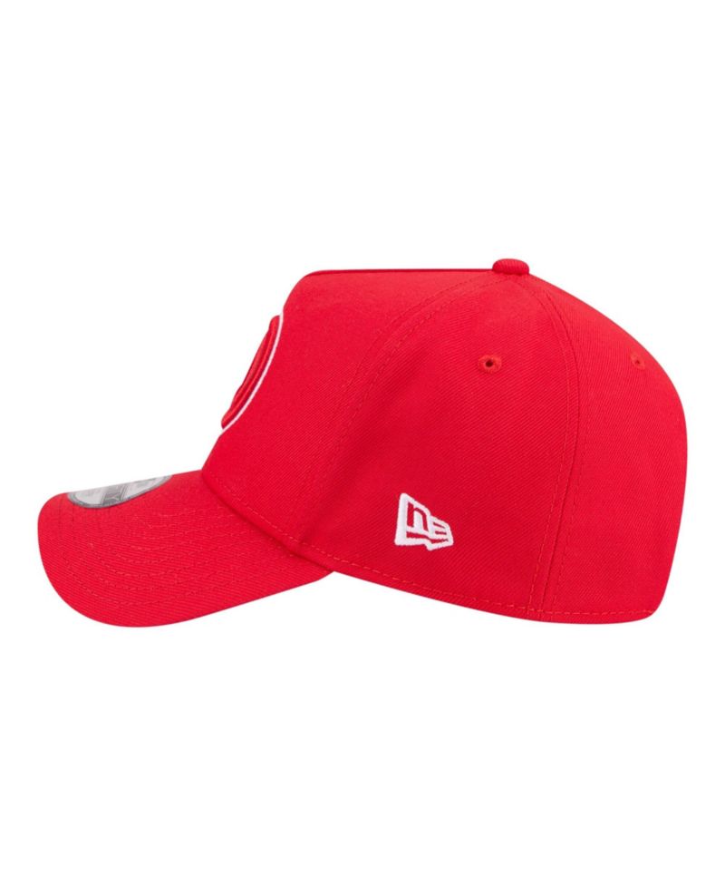 Big Boys and Girls Red Atlanta Hawks 9FORTY A-Frame Adjustable Hat