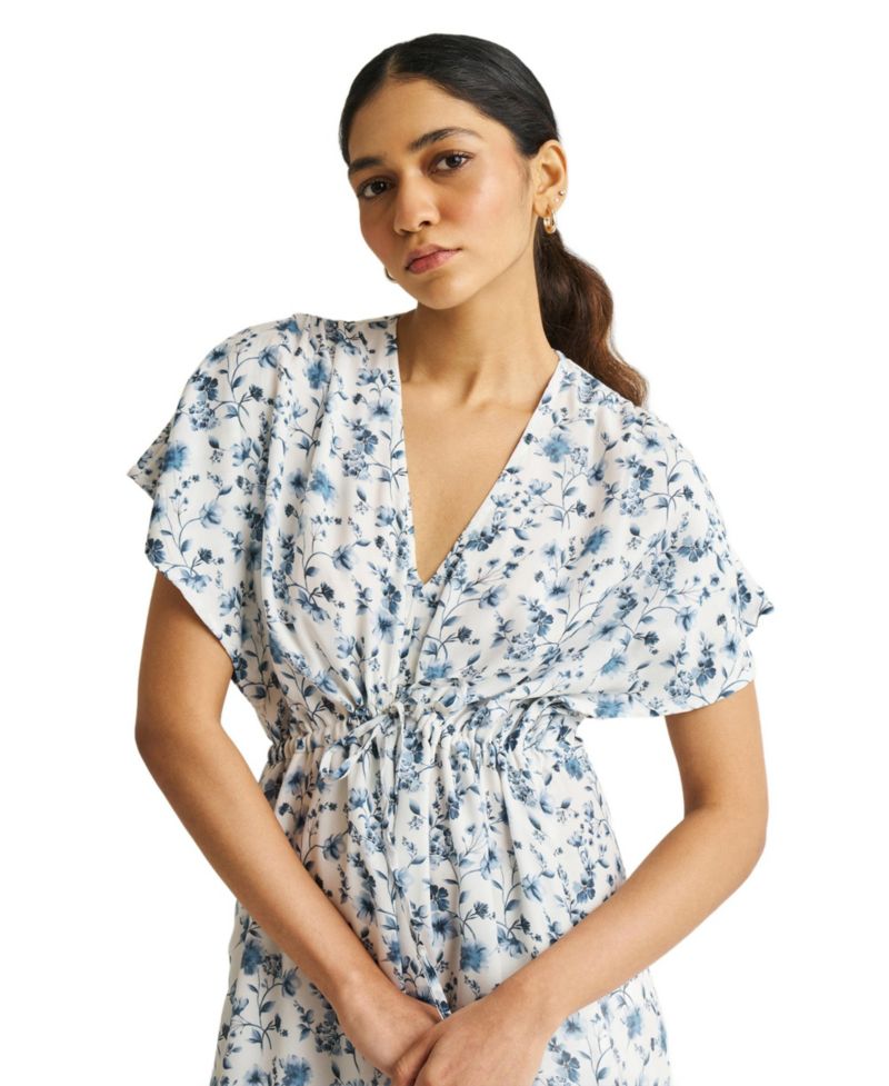 Women's Gathered Maxi Dress