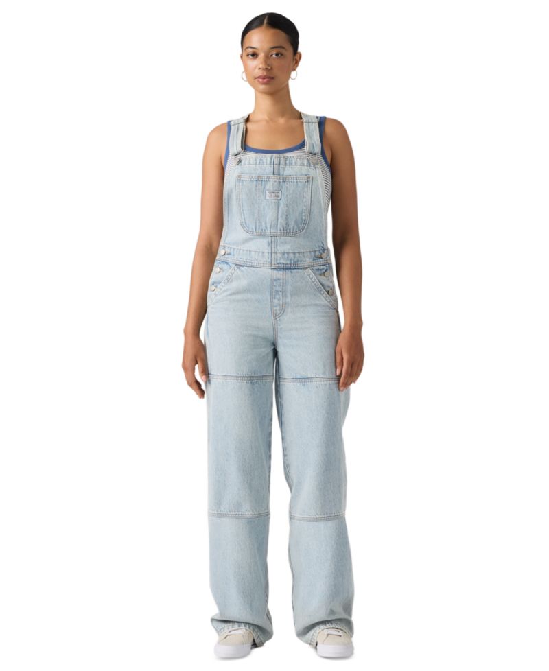Women's Utility Overall H226 Wide-Leg Denim Overalls