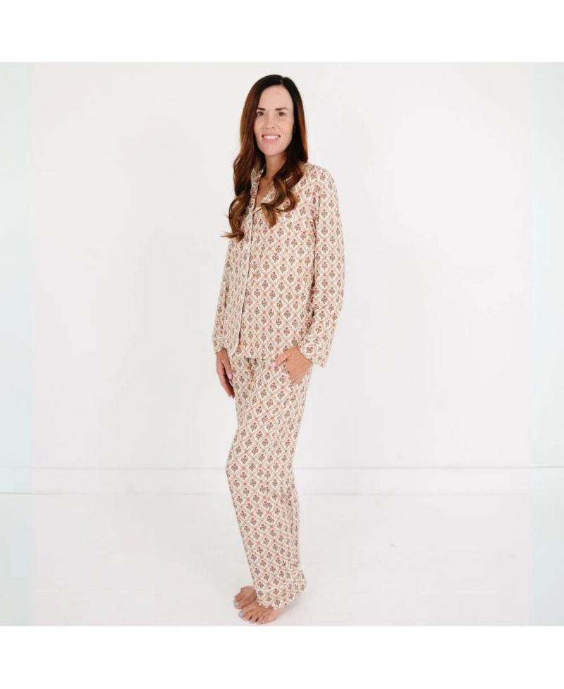 Women's Holly Trellis Bamboo Pajama Set
