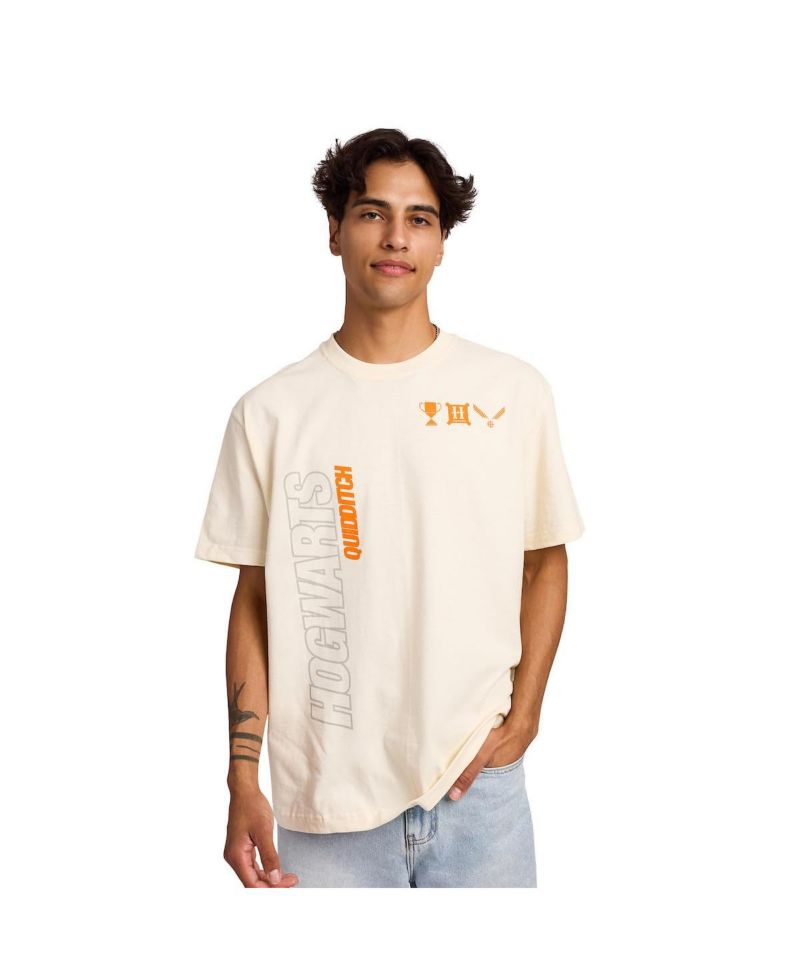 Men's Hogwarts Quidditch Tofu Crew Neck Short Sleeve T-shirt