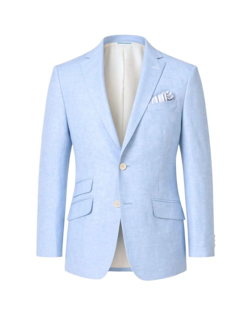 Men's Tailored Linen Blend Blazer