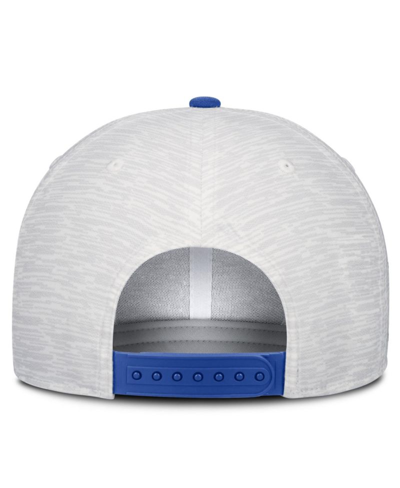 Men's and Women's White/Royal Florida Gators Primetime Rise Adjustable Hat