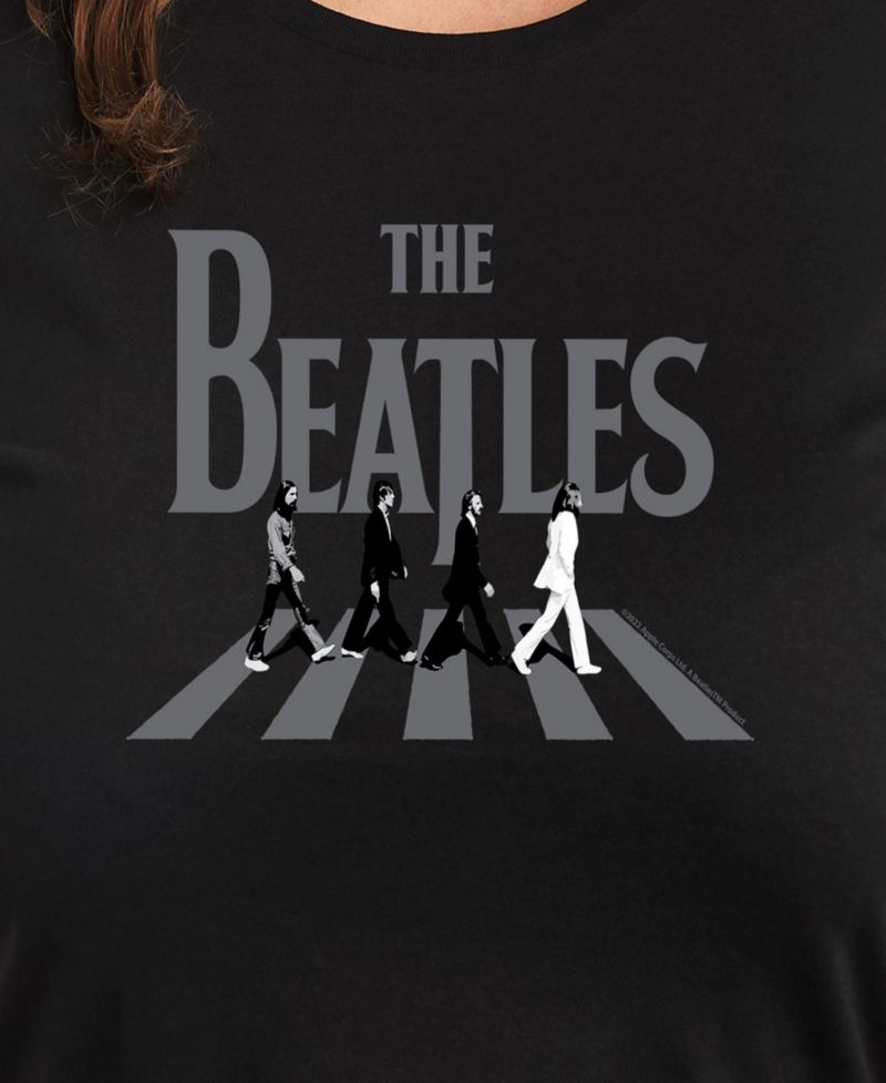 Plus Size The Beatles Graphic Pullover T-shirt