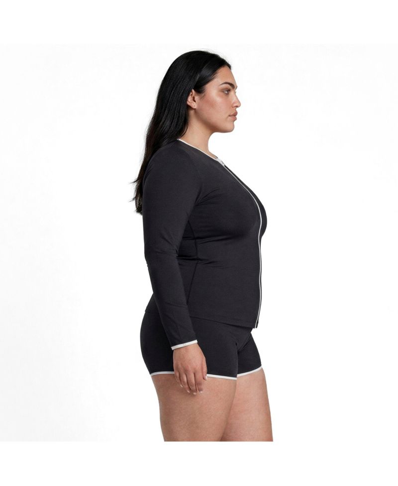 Plus Size Full Zip Peyton Two-Toned Collection