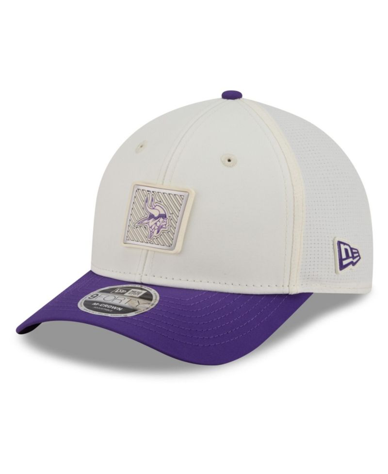 Men's Cream/Purple Minnesota Vikings 2026 NFL Training Camp 9FORTY Adjustable Hat