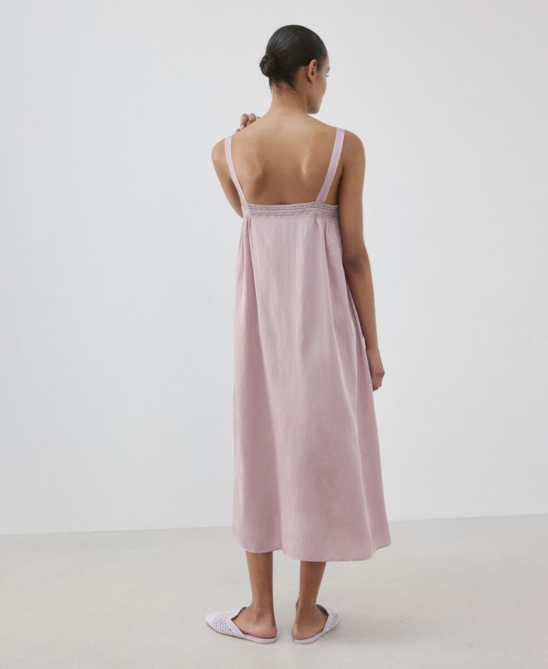 Women's Openwork Details Nightgown