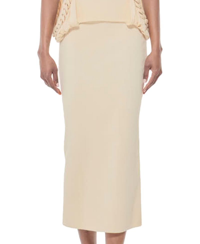 Women's Midi Pencil Knit Skirt