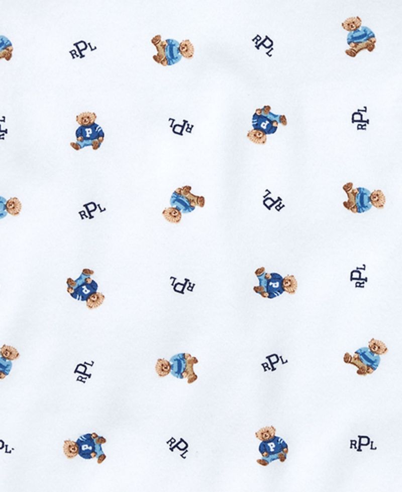 Baby Boys Polo Bear Cotton 3 Piece Gift Set