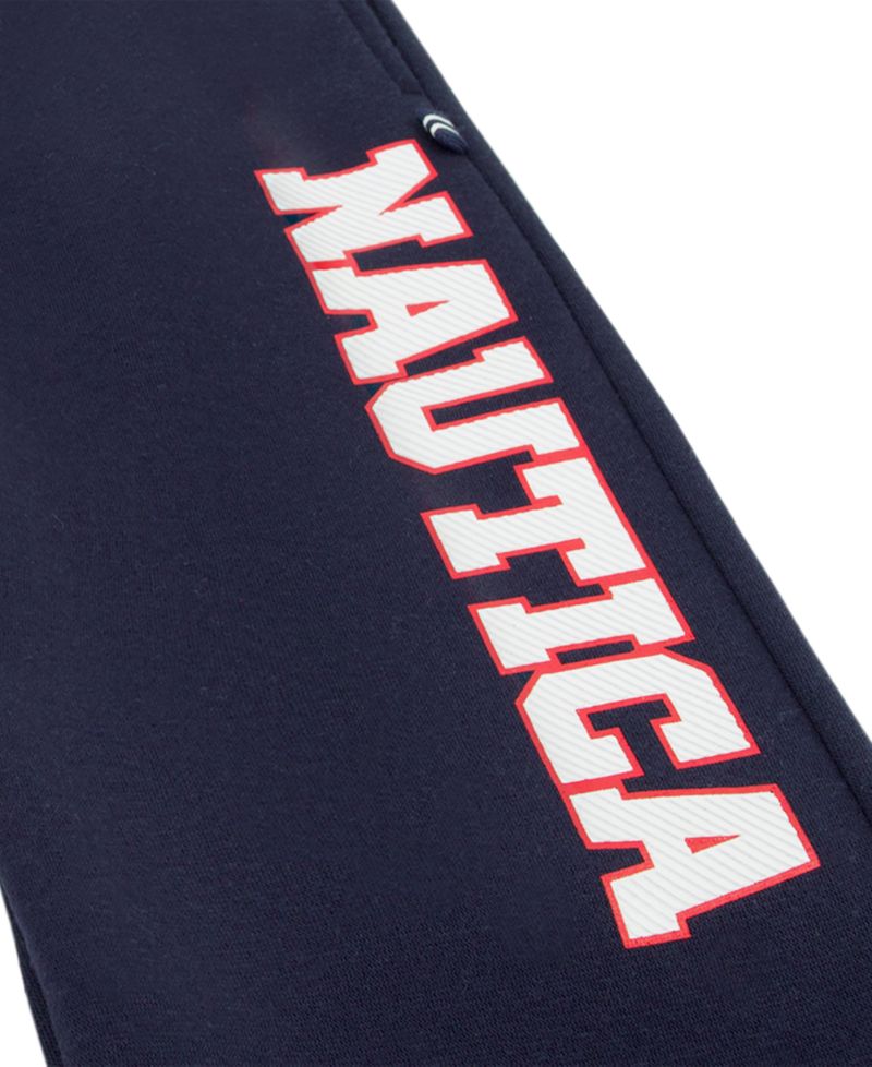 Boys' 2T-7 Logo Print Fleece Joggers