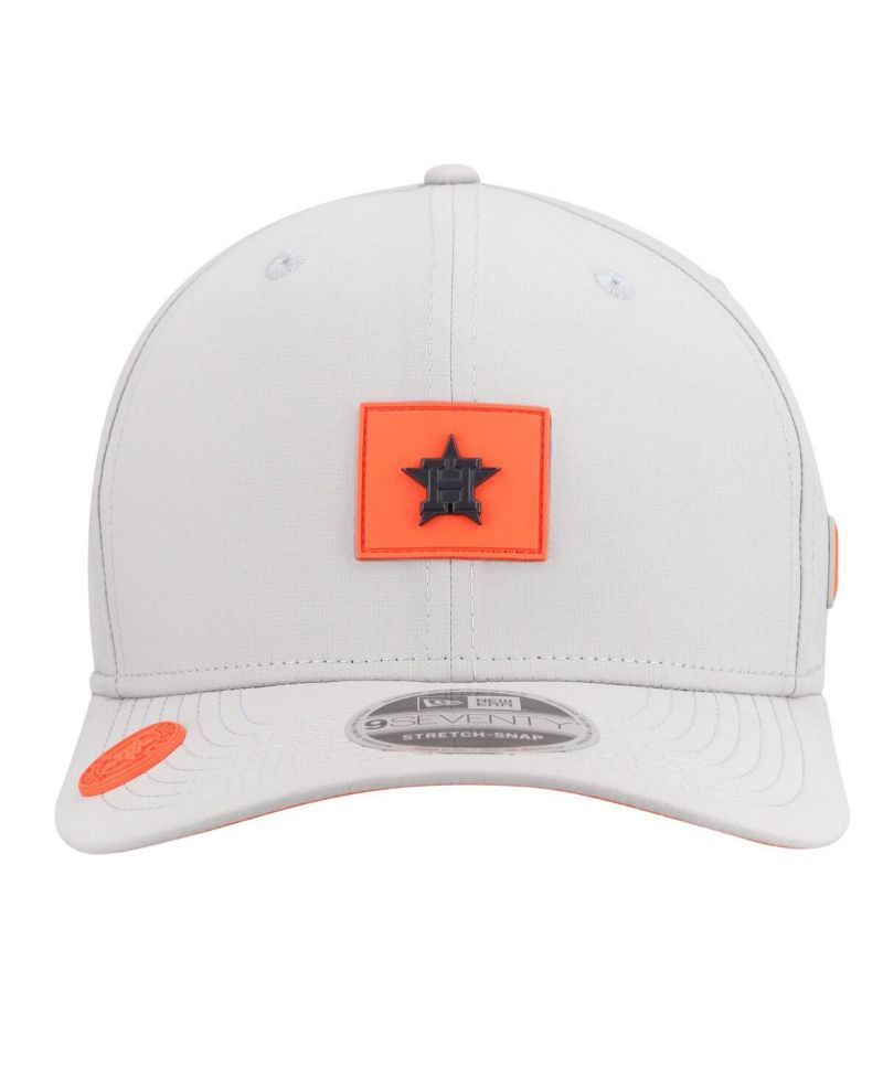 Men's Gray Houston Astros 2026 Clubhouse 9SEVENTY Adjustable Hat