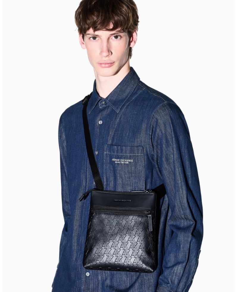 Men's Flat Crossbody Bag