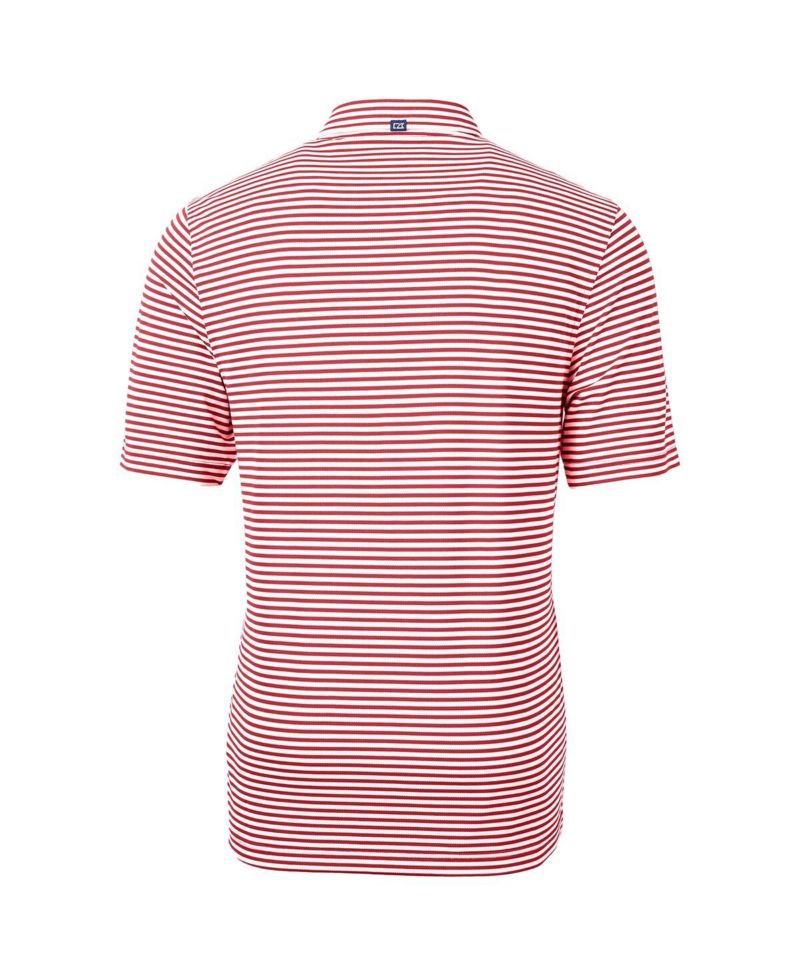Men's Arkansas Razorbacks Throwback Logo Virtue Eco Pique Stripe Polo