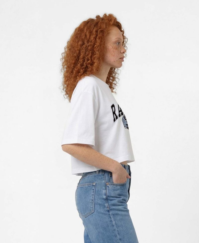 Women's Las Vegas Raiders Boyfriend Cropped T-Shirt