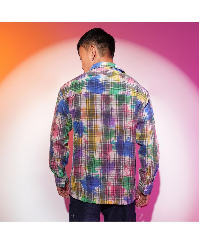 Heathered-Buffalo Check Shirt
