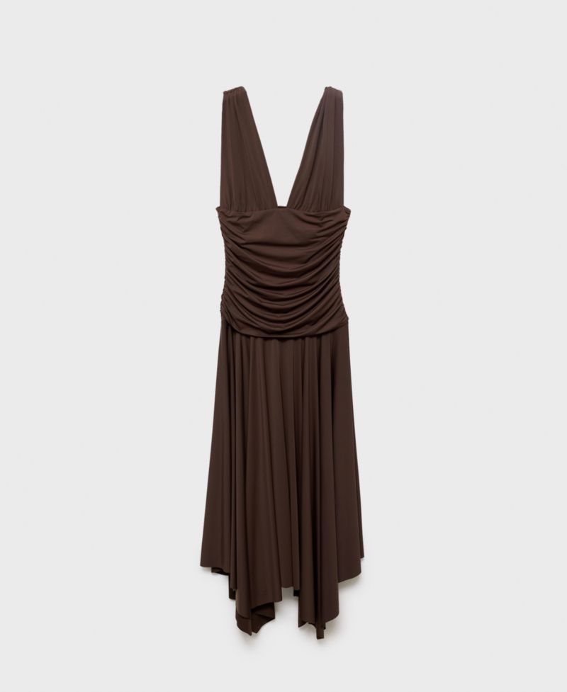 Women's Combined Design Long Dress