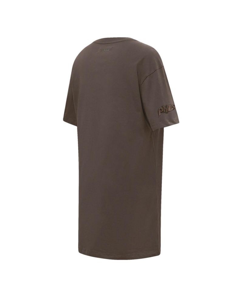 Women's Brown Philadelphia Phillies Neutral T-shirt Dress