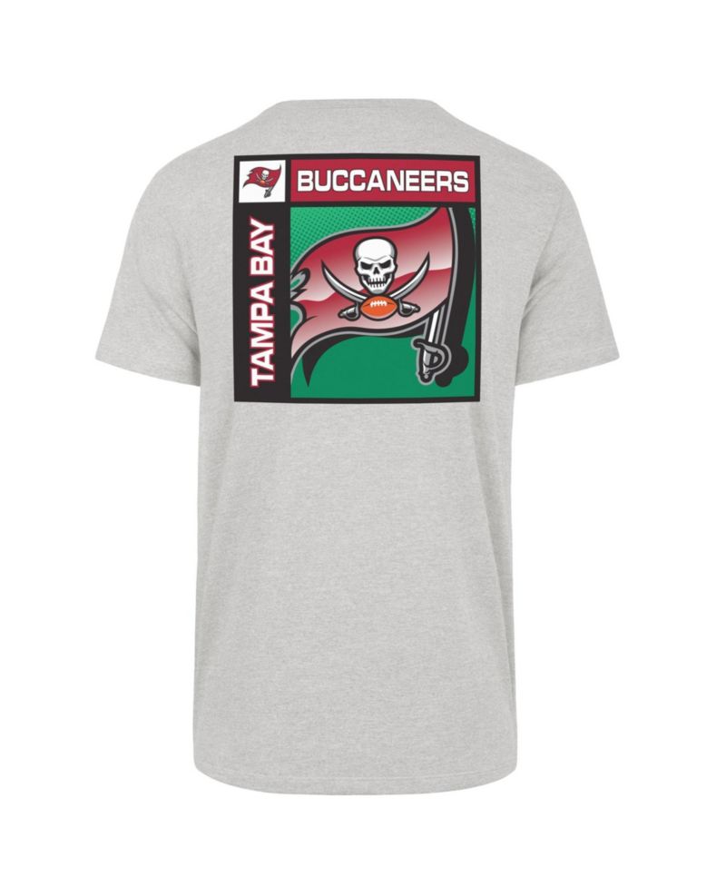 Men's Gray Tampa Bay Buccaneers Chrome Plate Franklin T-Shirt