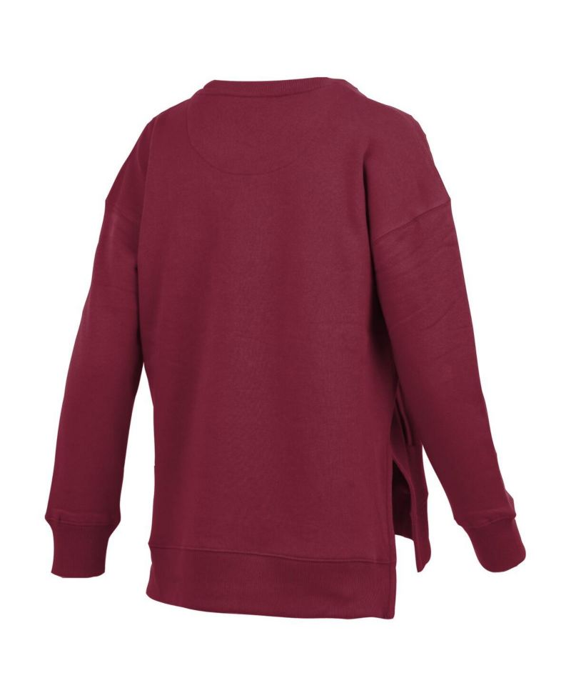 Women's Garnet Florida State Seminoles Pocketed Arch Pullover Sweatshirt