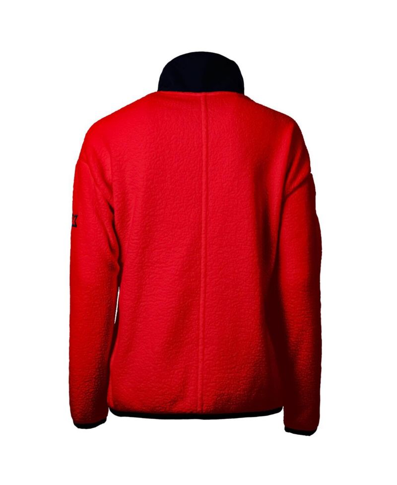 Women's Red Philadelphia Phillies Cascade Eco Sherpa Fleece Full-Zip Jacket