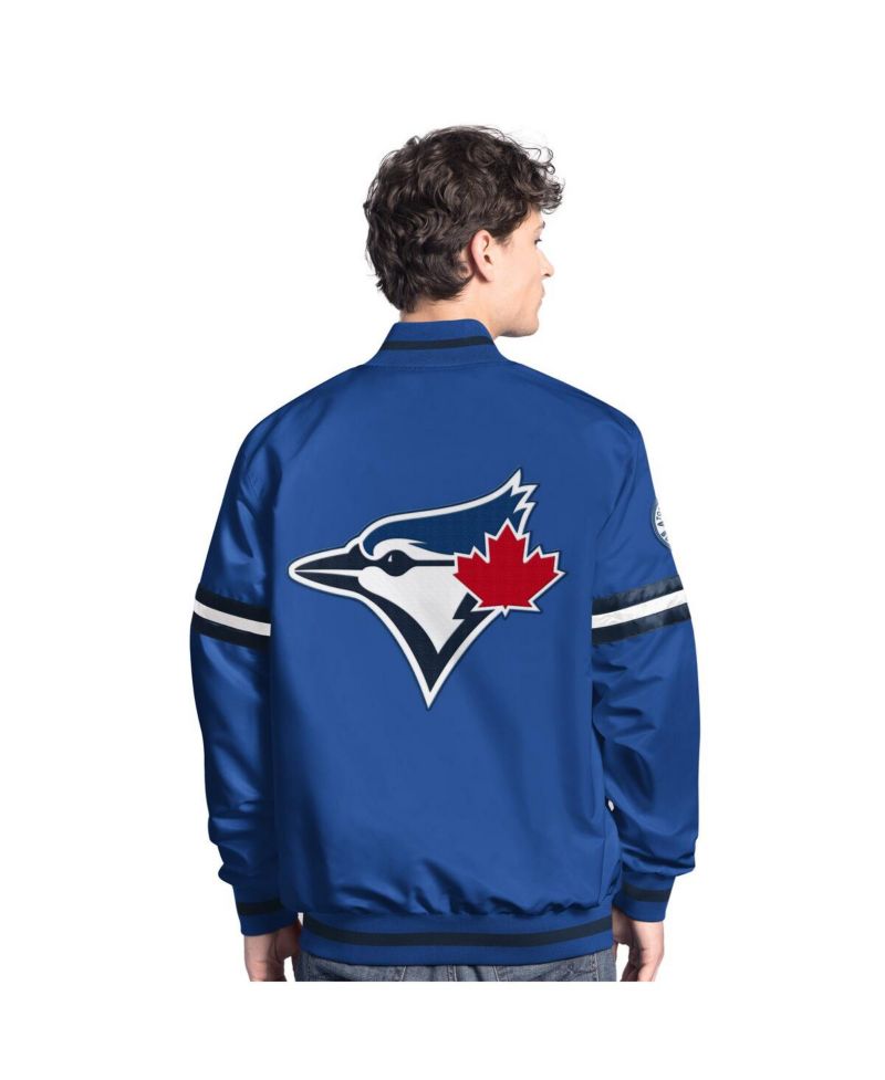 Men's Royal Toronto Blue Jays Scout Full-Snap Varsity Jacket