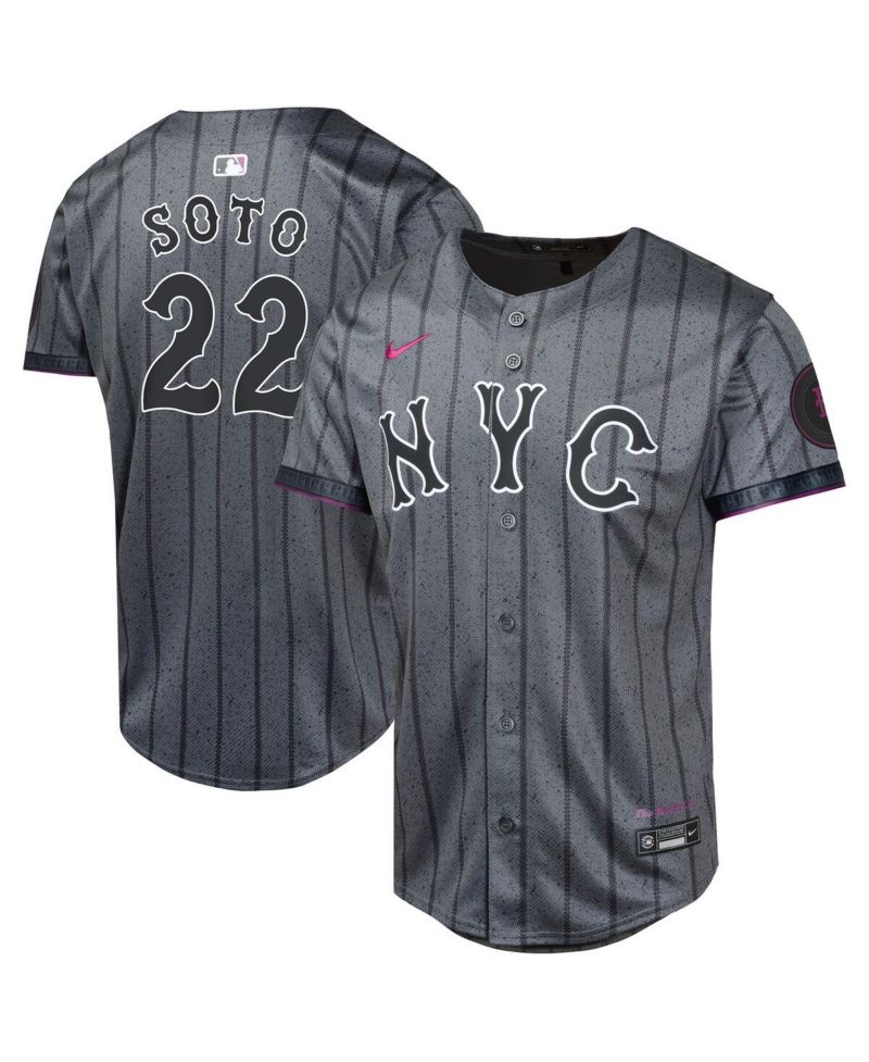 Big Boys and Girls Juan Soto Gray New York Mets City Connect Limited Jersey