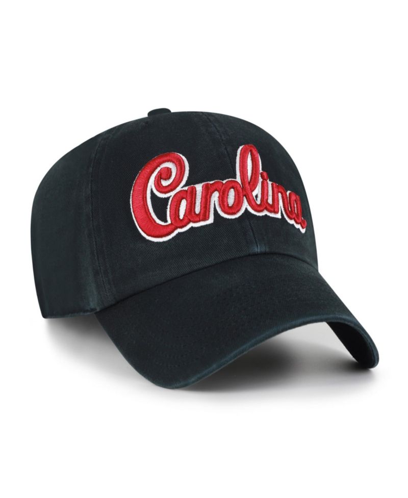 Men's and Women's '47 South Carolina Gamecocks Black Clean Up Adjustable Hat