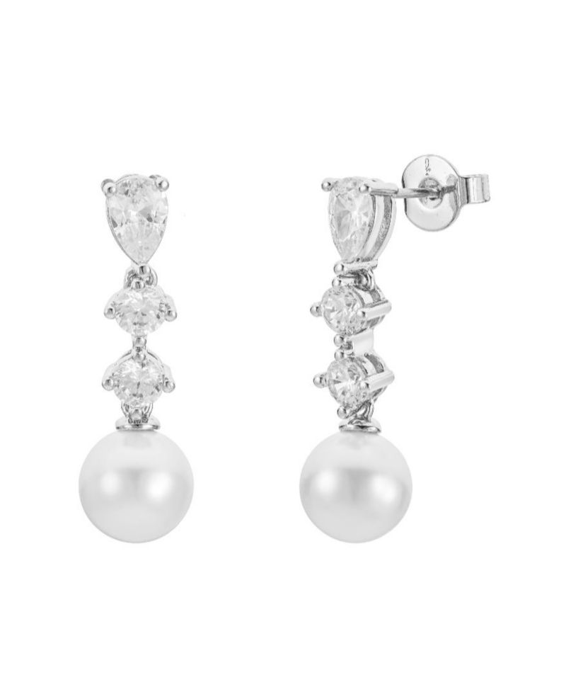 Serenade Pearl and Crystal Earrings