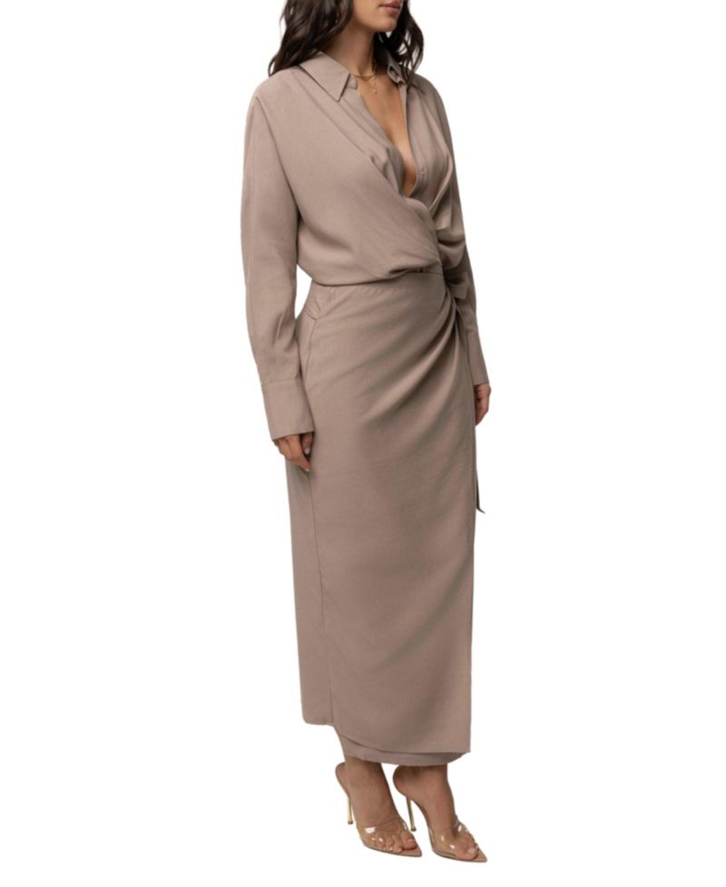 Women's Skyline Wrap Midi Dress