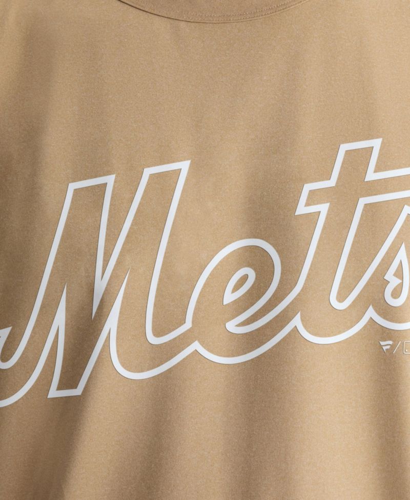 Men's Khaki New York Mets Clutch Winning Edge T-Shirt