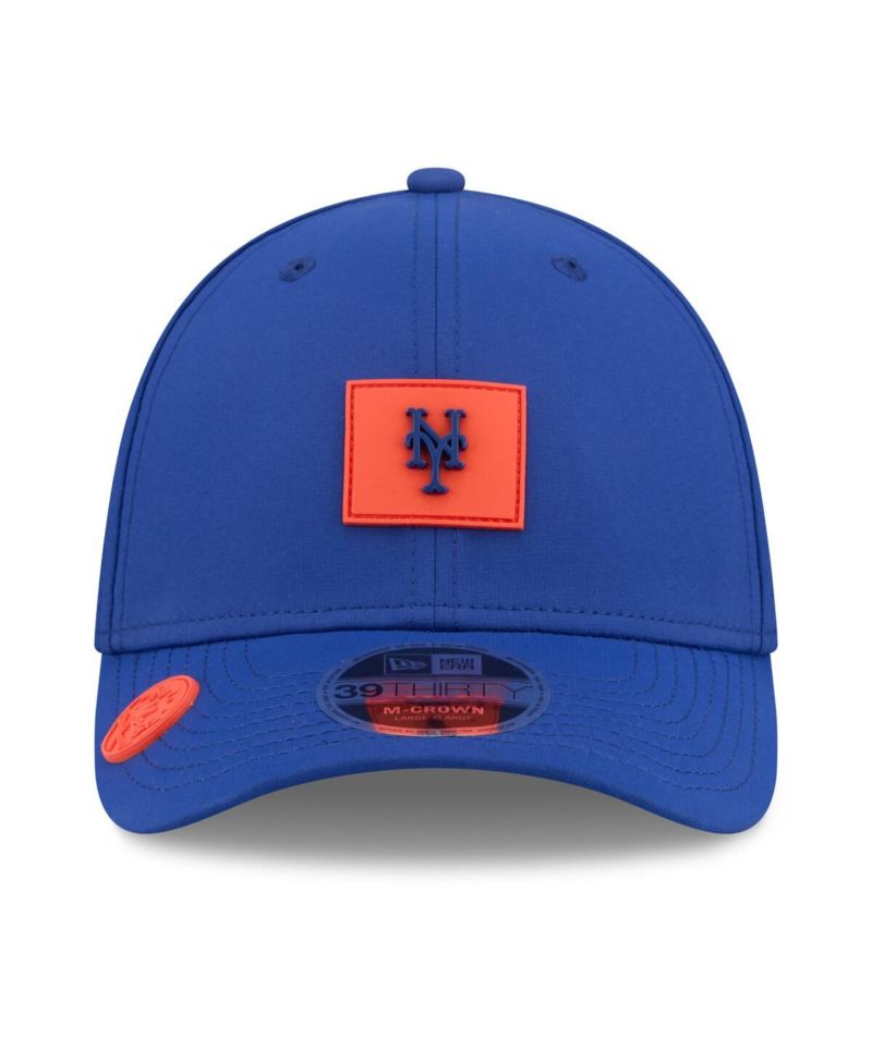 Men's Royal New York Mets 2026 Clubhouse M-Crown 39THIRTY Flex Hat
