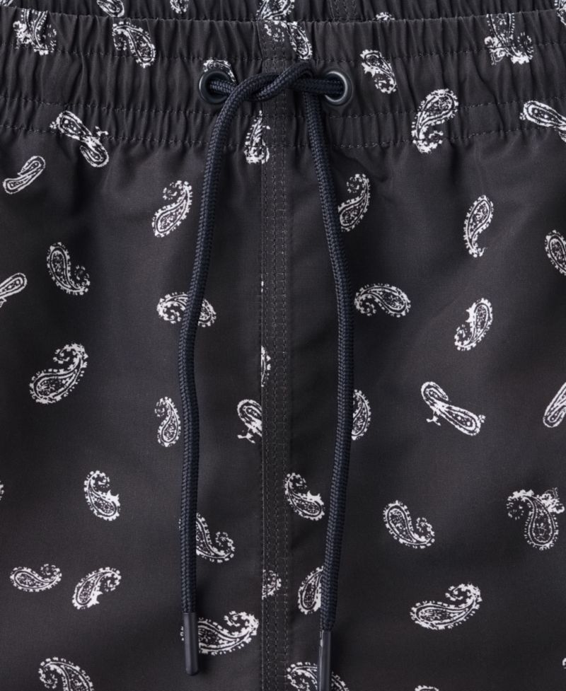Men's Printed Drawstring Swimsuit