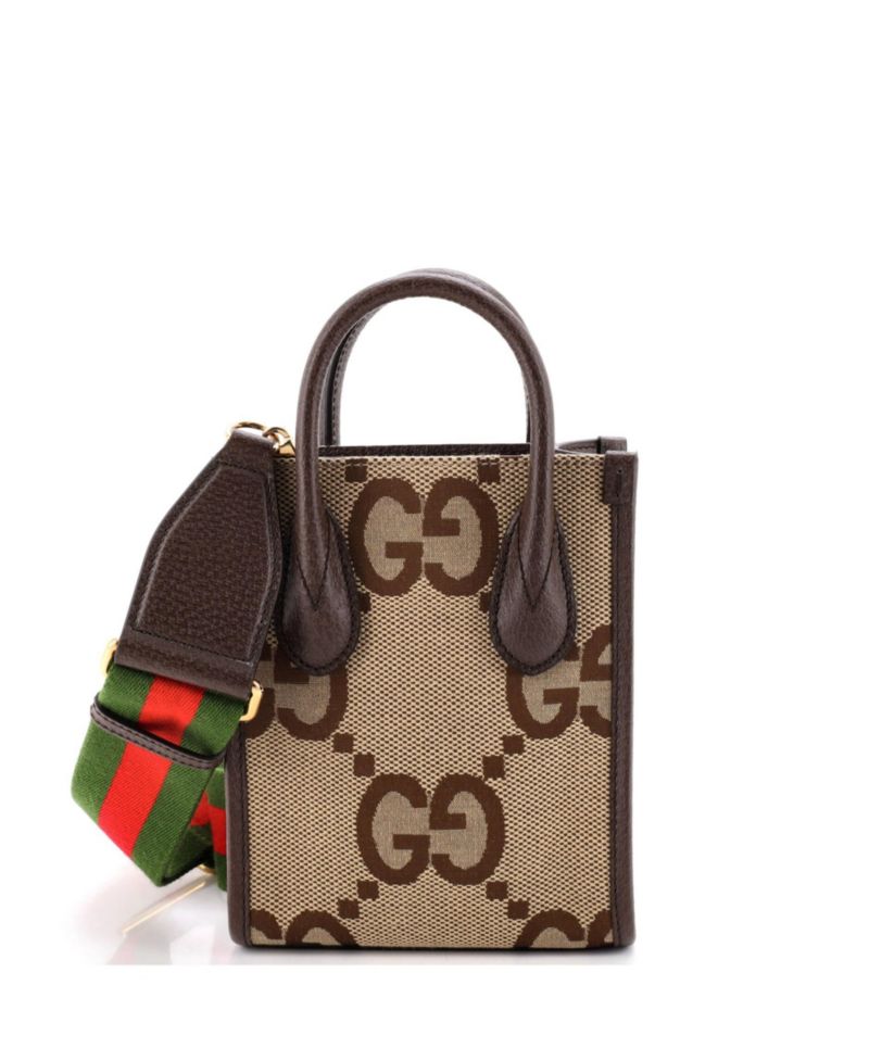 Mini Vertical Tote Jumbo GG Canvas
