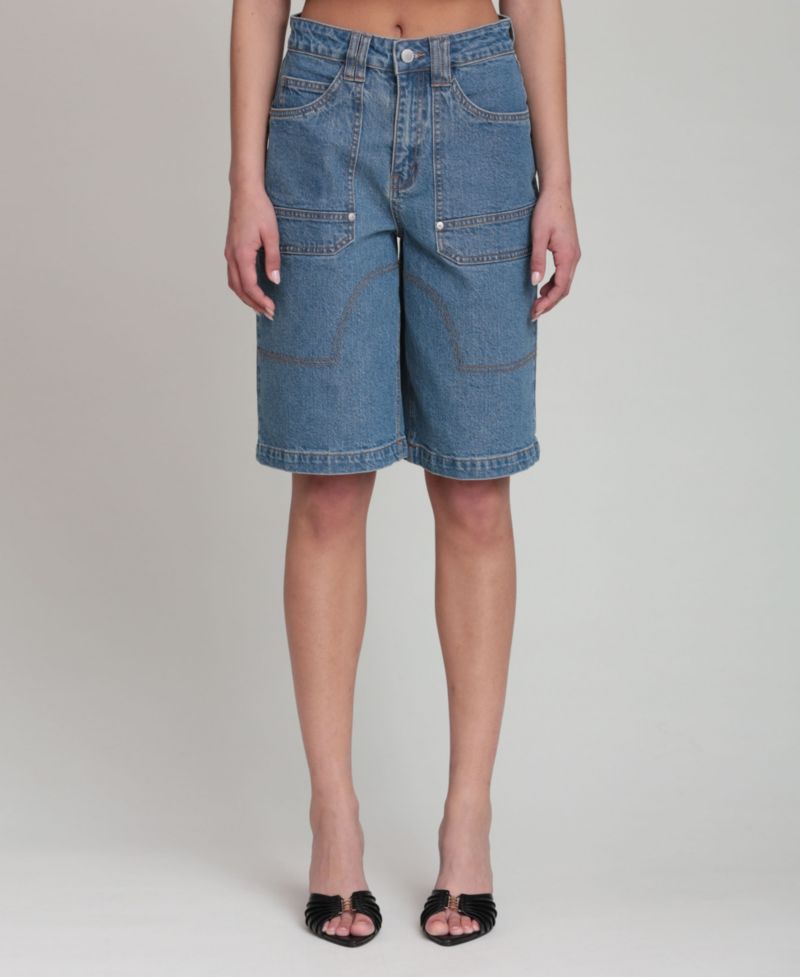 Women's Straight-Leg Denim Shorts