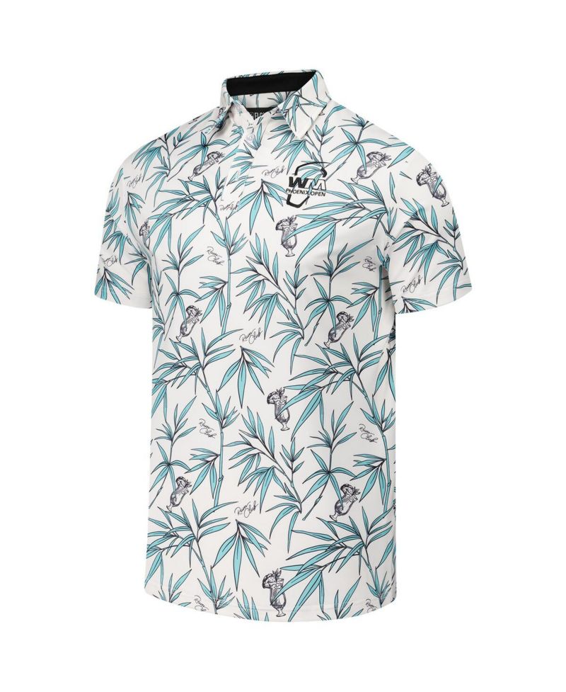 Men's White WM Phoenix Open Rum Club Polo Shirt