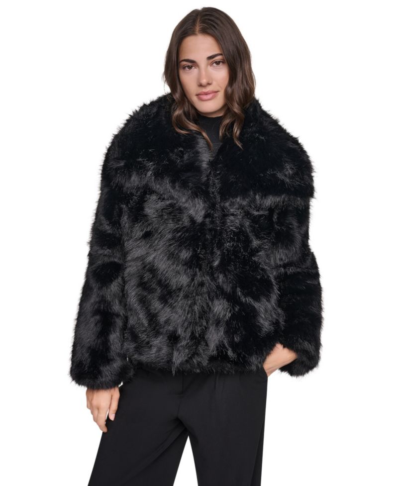Women's Short Faux Fur Coat