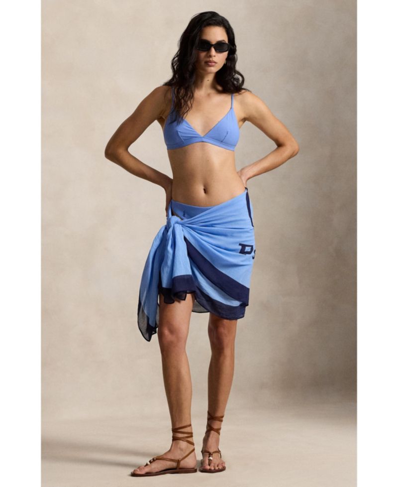 Women's Big Pony Long Scarf Swimsuit Cover Up